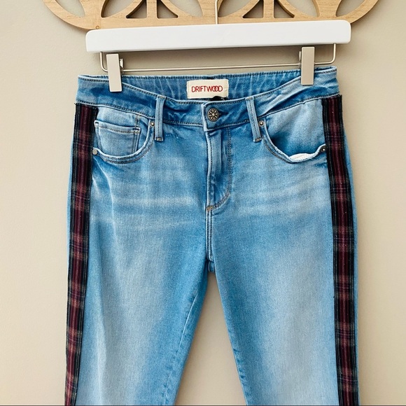 DRIFTWOOD Colette Cropped Denim Jeans Blue Sz 26 - Picture 2 of 15